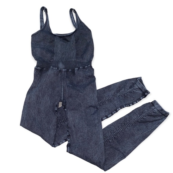 NEW! Free People Good Karma Onesie - Washed Black - XS/S - $98 Retail - Picture 6 of 10